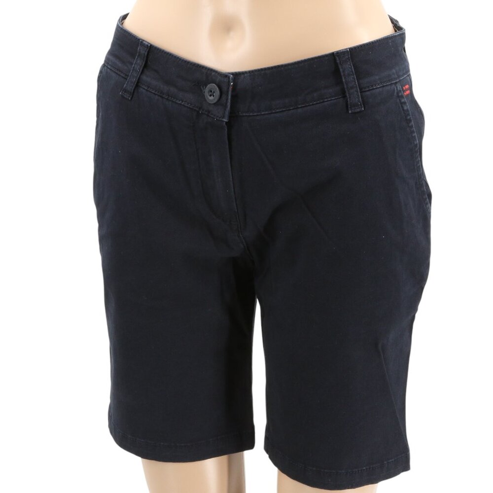 Napapijri Women's Navy Blue Bermuda Shorts - Retail $125 - NWT